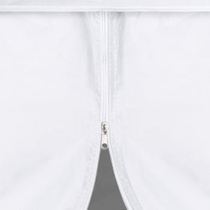 10x10ft Pop Up Canopy Tent w/ Detachable Window Walls, Zip-Up Doorway