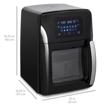 Load image into Gallery viewer, 12.4qt XL Air Fryer Oven, Rotisserie, Dehydrator w/12 Presets, 7 Accessories
