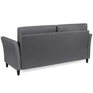 71In Linen Upholstered Sofa Couch Lounger
