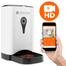 Load image into Gallery viewer, 4.5L Smart Automatic Pet Feeder w/ Camera, App, Portion Control, 2-Way Audio
