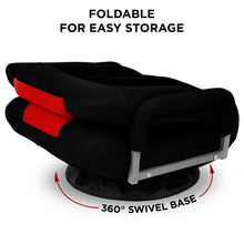 Load image into Gallery viewer, 360-Degree Swivel Gaming Floor Chair w/ Armrest Handles, Adjustable Backrest
