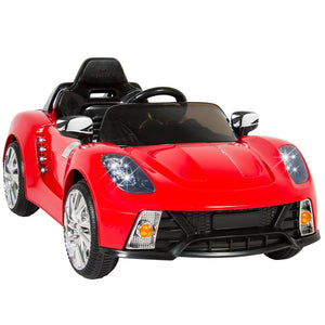 12V Kids Remote Control Ride-On Car w/ Lights, MP3, AUX